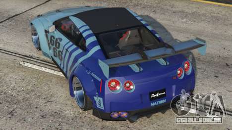 Nissan GT-R Liberty Walk Fountain Blue [Add-On]