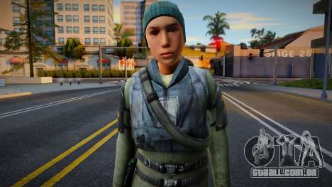 Half-Life 2 Rebels Female v1 para GTA San Andreas