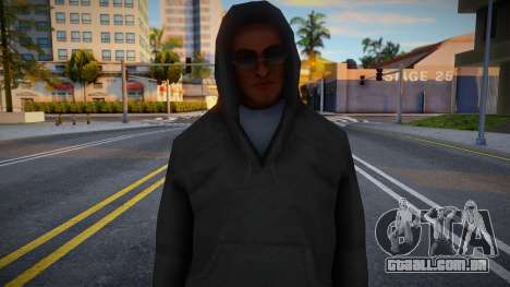 White Hoody Man para GTA San Andreas