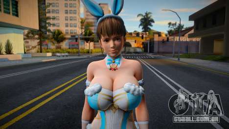 DOAXVV Sexy Hitomi Bunny Clock Blue para GTA San Andreas