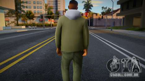 Um cara em uma roupa verde para GTA San Andreas