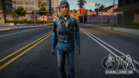 Half-Life 2 Rebels Female v4 para GTA San Andreas