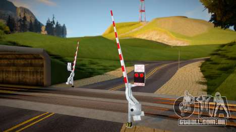 Railroad Crossing Mod Slovakia v1 para GTA San Andreas