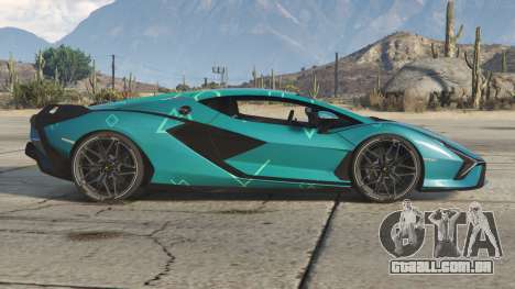 Lamborghini Sian Bondi Blue