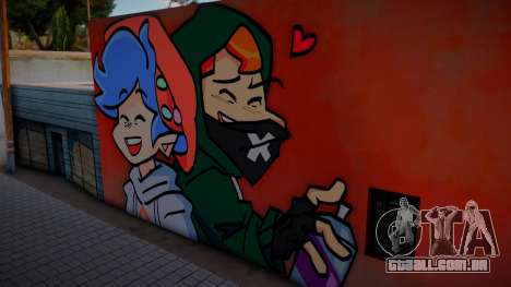 Mural Benjamin Fairest And Pico para GTA San Andreas