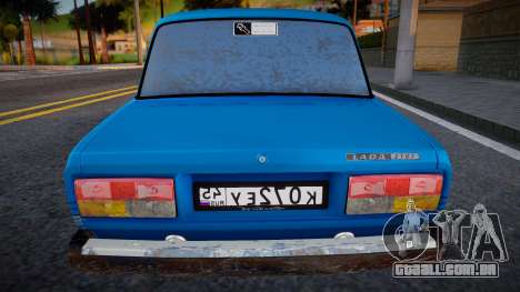 VAZ 2107 Gryaznulya para GTA San Andreas