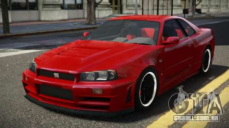 Nissan Skyline R34 GT-R Nismo V1.2 para GTA 4