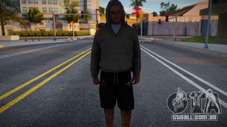 White Hoody Man para GTA San Andreas