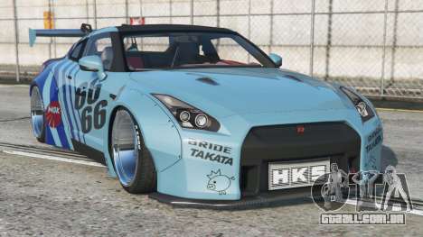 Nissan GT-R Liberty Walk Fountain Blue [Add-On]