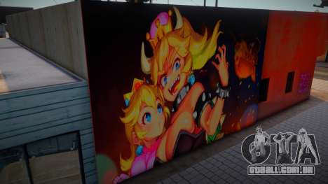 Mural Peach para GTA San Andreas