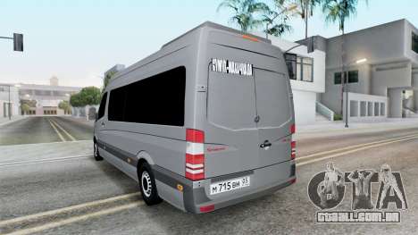 Mercedes-Benz Sprinter Oslo Gray para GTA San Andreas