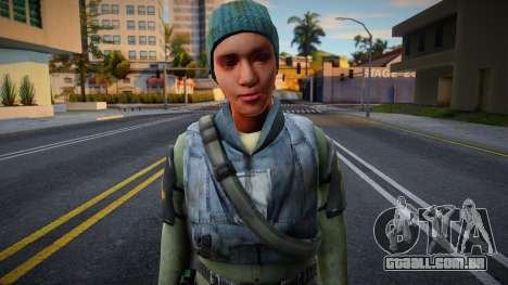 Half-Life 2 Rebels Female v3 para GTA San Andreas