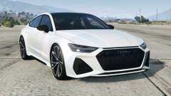 Audi RS 7 Sportback Azureish White para GTA 5