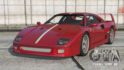 Ferrari F40 Vivid Burgundy [Replace] para GTA 5