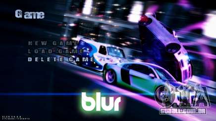 Blur Menu para GTA San Andreas