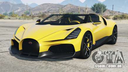 Bugatti W16 Mistral Banana Yellow [Replace] para GTA 5
