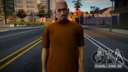 Brown Tshirt Gangsta para GTA San Andreas
