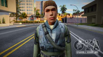 Half-Life 2 Rebels Female v5 para GTA San Andreas