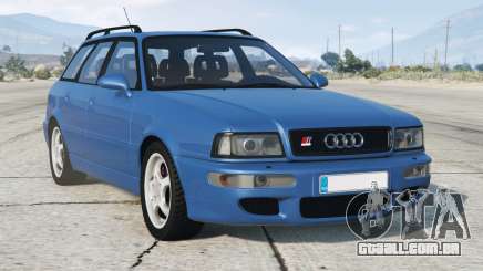Audi RS 2 Avant (8C) Bahama Blue [Replace] para GTA 5