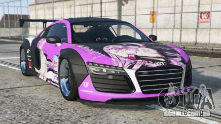 Audi R8 V10 Liberty Walk Fuchsia Pink [Replace] para GTA 5