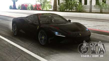 Ferrari F8 Tributo Black para GTA San Andreas
