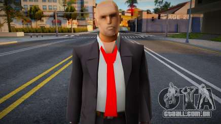 Skin Agent 47 Silverballer Of Hitman para GTA San Andreas