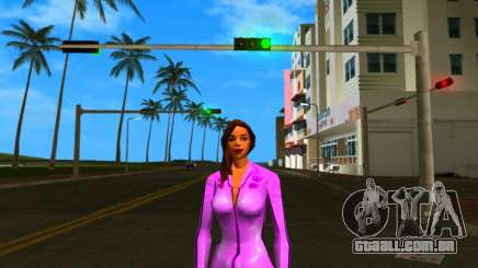 White girl pink Leather para GTA Vice City