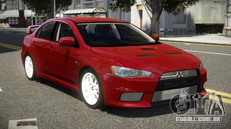 Mitsubishi Lancer Evo X SR V1.1 para GTA 4