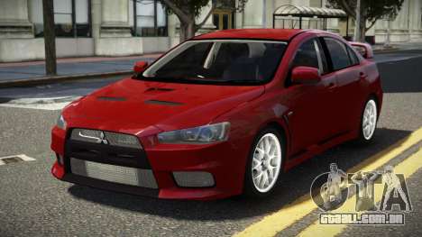 Mitsubishi Lancer Evo X SR V1.1 para GTA 4