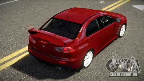 Mitsubishi Lancer Evo X SR V1.1 para GTA 4