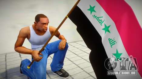 Iraqi flag during American puppet government (20 para GTA San Andreas