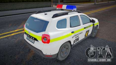 Dacia Duster Moldova Police para GTA San Andreas