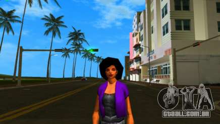 White Lady purpure T-Shirt para GTA Vice City